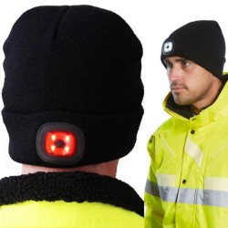 Rechargeable Twin LED Beanie